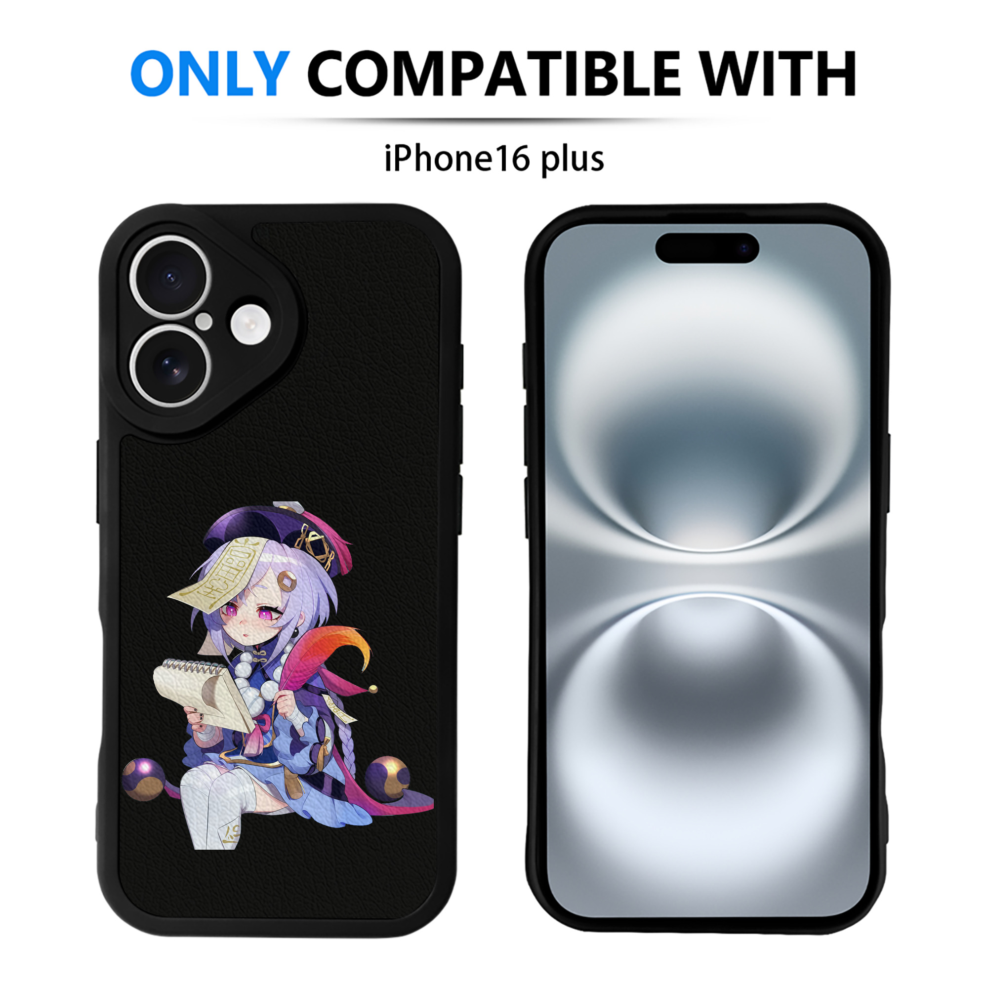 げんし神 七七 なな  genshin Nana 【iPhone 16シリーズ対応】シリコンスマホケース（レザー調） 材質：シリコン